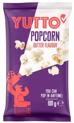 Yutto Popcorn máslový
