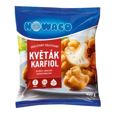 Nowaco obalovaný květák předsmažený