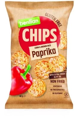 Benlian Corn & Brown rice chips Paprika
