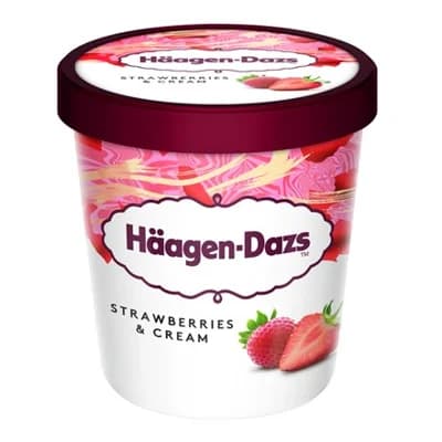 Häagen-Dazs Zmrzlina Strawberry Cream mraž.
