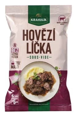 Krahulík Hovězí líčka Sous-vide