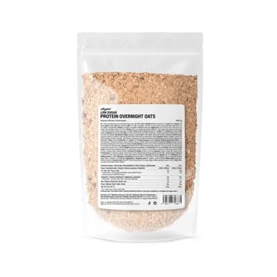 Vilgain Proteinové Overnight Oats s nízkým obsahem cukru – arašídové máslo a čokopecičky