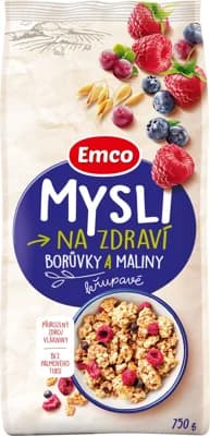 Emco Mysli na Zdraví Křupavé Borůvky a maliny