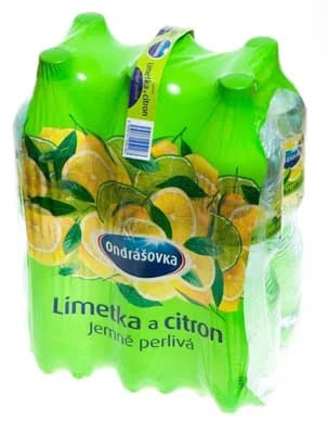 Ondrášovka Limetka a citron ochucená minerální voda 6x1,5L