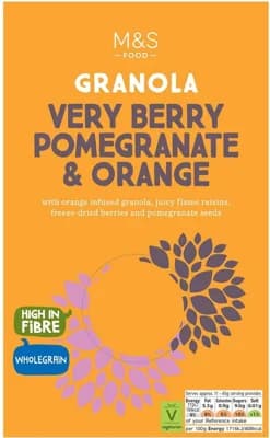 Marks & Spencer Berry Orange Granola
