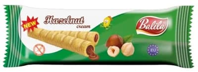 Balila Kukuřičné trubičky plněné ořechovým krémem