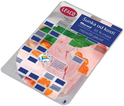 LE&CO Šunka od kosti nejvyšší jakosti s obsahem masa 95 %