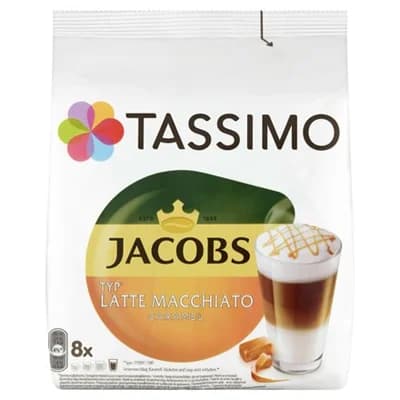 Tassimo Latte Macchiato Caramel (8 x + 26,) kapsle