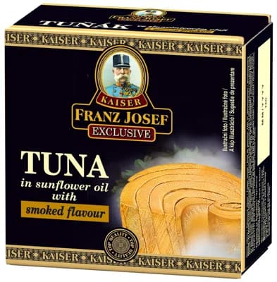 Franz Josef Kaiser Tuňák celý v rostlinném oleji s uzenou příchutí