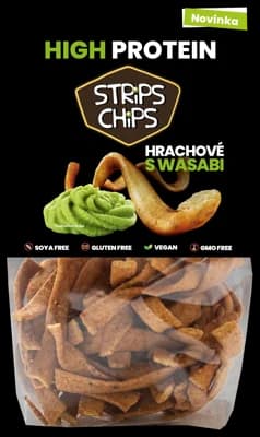 Strips Chips Hrachové s wasabi