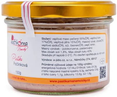 Paštikárna Paštika Pečínková