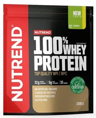 Nutrend 100% Whey Protein - bílá čokoláda/kokos
