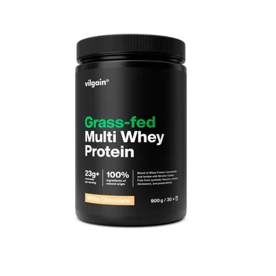 Vilgain Grass-Fed Multi Whey Protein – bílá čokoláda