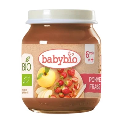 Babybio BIO Jablko a jahody