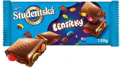 ORION Studentská pečeť mléčná čokoláda s mini Lentilkami