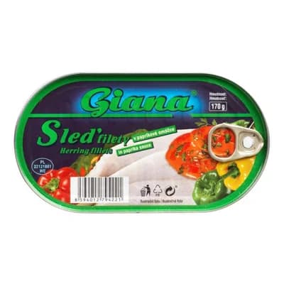 Giana Sleď filety v paprikové omáčce