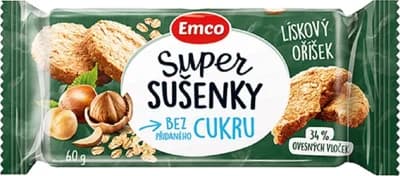 Emco Super sušenky lískový oříšek