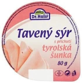 Dr. Halíř sýr tavený se šunkou chlaz. 6 x