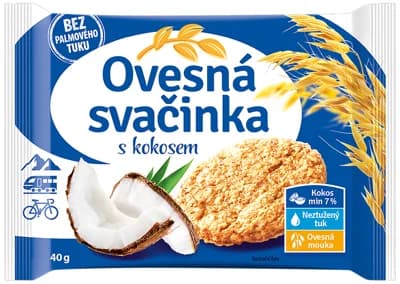Ovesná svačinka S kokosem