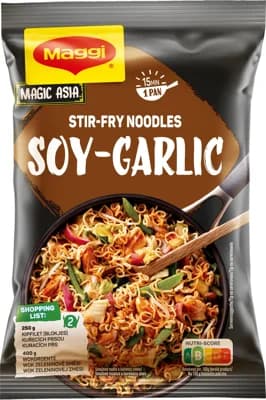 Maggi Nudle z pánve Kuře s česnekem a sójovou omáčkou