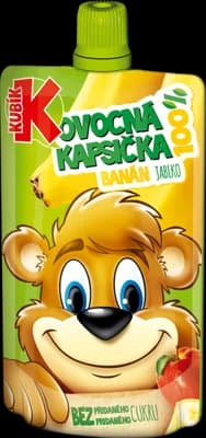 Kubík Kapsička 100% banán-jablko