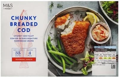 Marks & Spencer Obalený filet z tresky ve strouhance