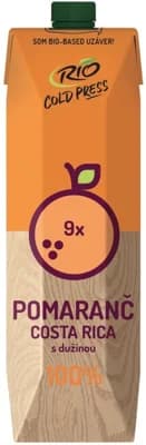 Rio Cold Press 100% pomerančová šťáva lisovaná za studena
