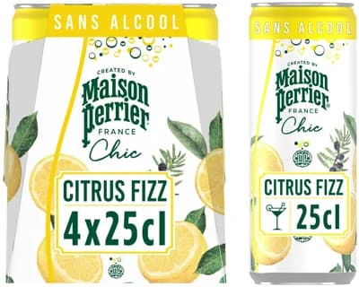 Perrier Chic Citrus Fizz plech 4×0,25 l