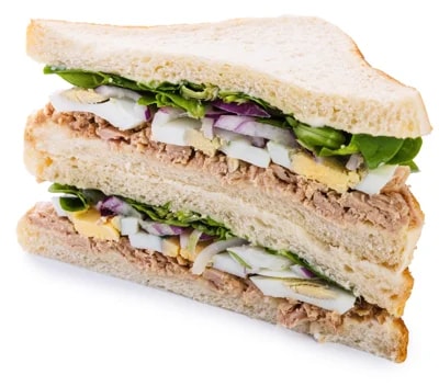 Rohlik.cz Sendvič s tuňákem, vejcem a polníčkem