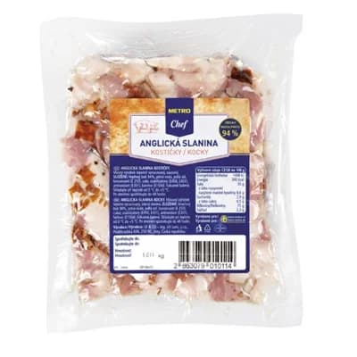 METRO Chef Anglická slanina kostičky chlaz. cca