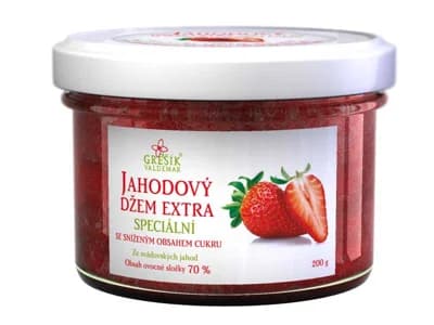 GREŠÍK Džem Jahodový extra Speciální