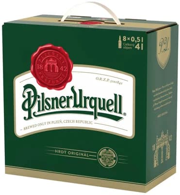 Pilsner Urquell 8×0,5 l sklo