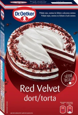 Dr.Oetker Red Velvet dort sypká směs