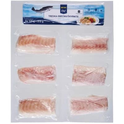 METRO Chef Treska obecná filety mraž. 6 x