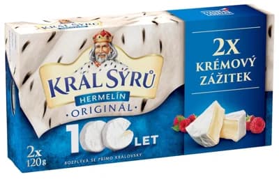 Král sýrů Duopack (2×120 g)