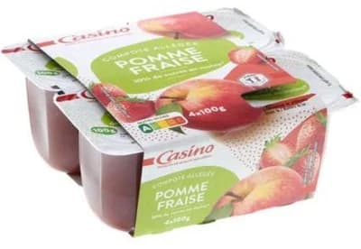 Casino Pyré jablko a jahoda 4x100g