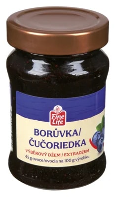 Fine Life Džem výběrový, borůvka