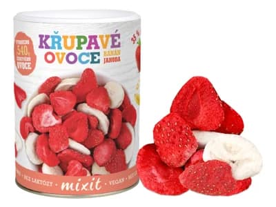 MIXIT Banán Jahoda - Křupavé ovoce