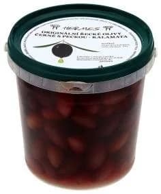 HERMES Olivy černé Kalamata s peckou chlaz.