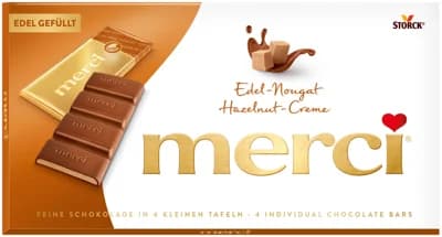 Merci tabulková čokoláda nugátová