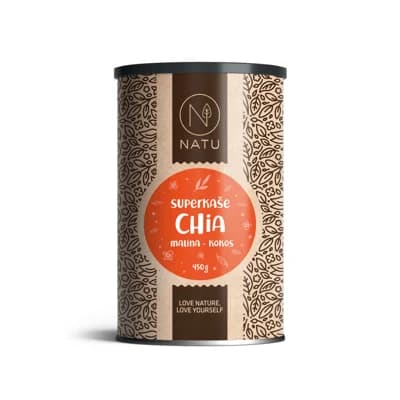 Superkaše CHIA s malinami a kokosem 450g