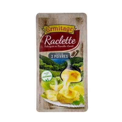 Raclette sýr plátky s pepřem chlaz.