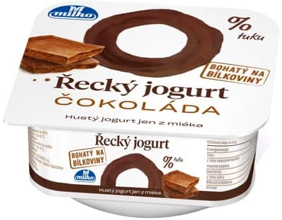 Milko Řecký jogurt 0 % čokoláda