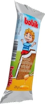 Bobík Řez s mléčnou náplní a medem