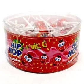 Hip Hop lízátka jahodová 50 x