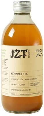 JZT Ferments x Flow Funkční kombucha máta a limeta