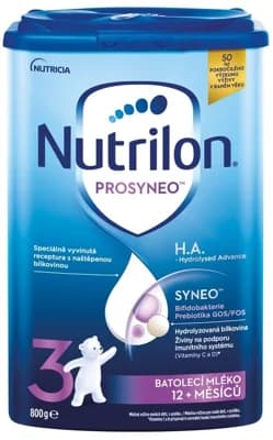 Nutrilon Prosyneo 3 H. A. Batolecí mléko