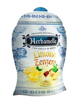 HERBAMELLE Medové bonbóny s citronem a zázvorem