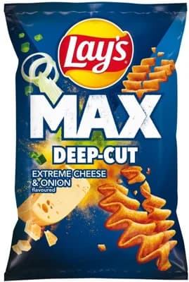 Lay's Max s příchutí sýra a cibulky