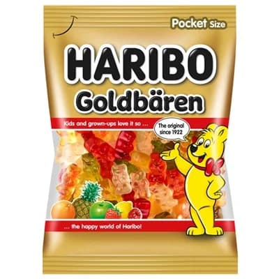 HARIBO Goldbären/ Medvídek zlatý ovocné želé 30 x